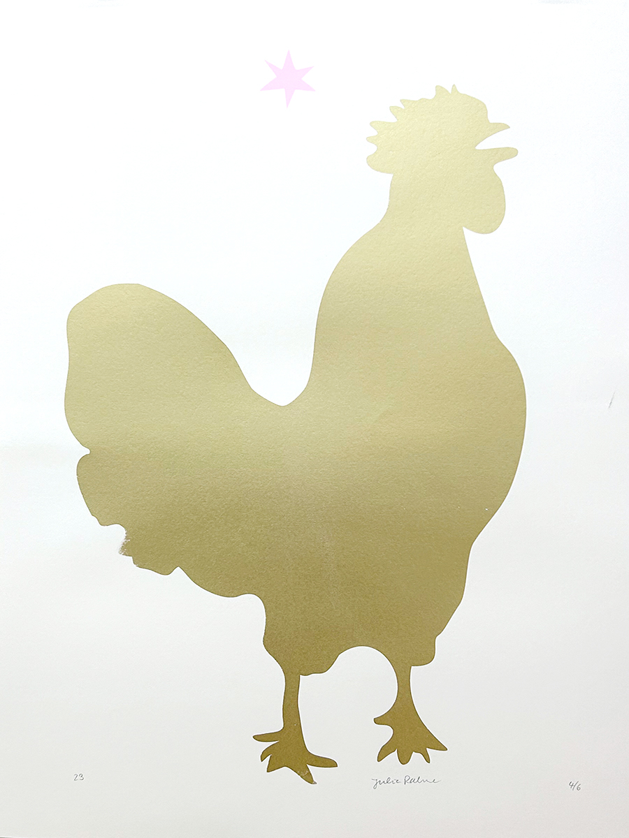 le coq gold – screen print poster by nice print editions