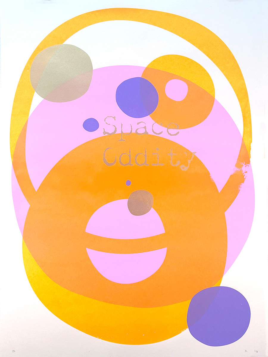 space oddity – screen print poster by nice print editions