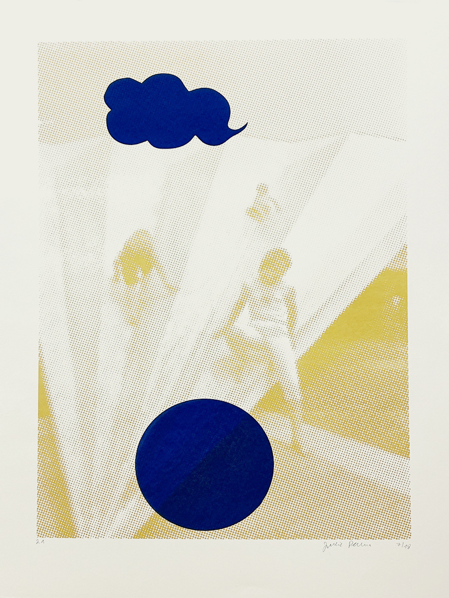 play gold – screen print poster by nice print editions