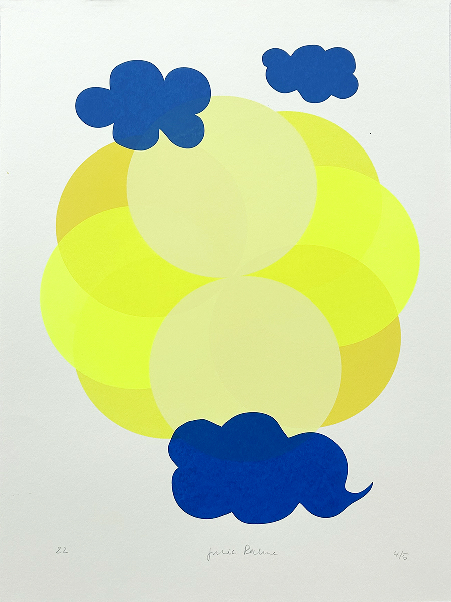 moon – screen print poster by nice print editions