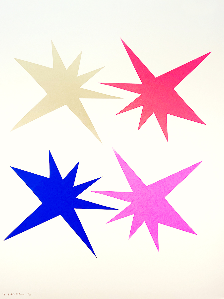 stars – screen print poster by nice print editions