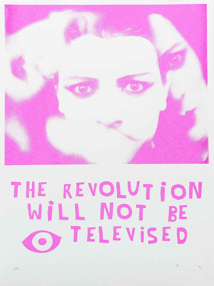 revolution – screen print poster by nice print editions