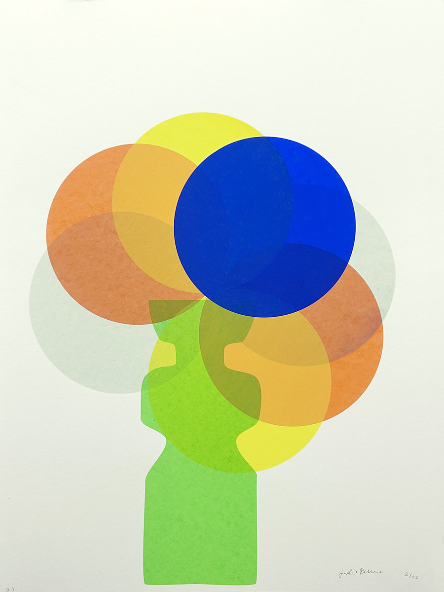 vase green – screen print poster by nice print editions