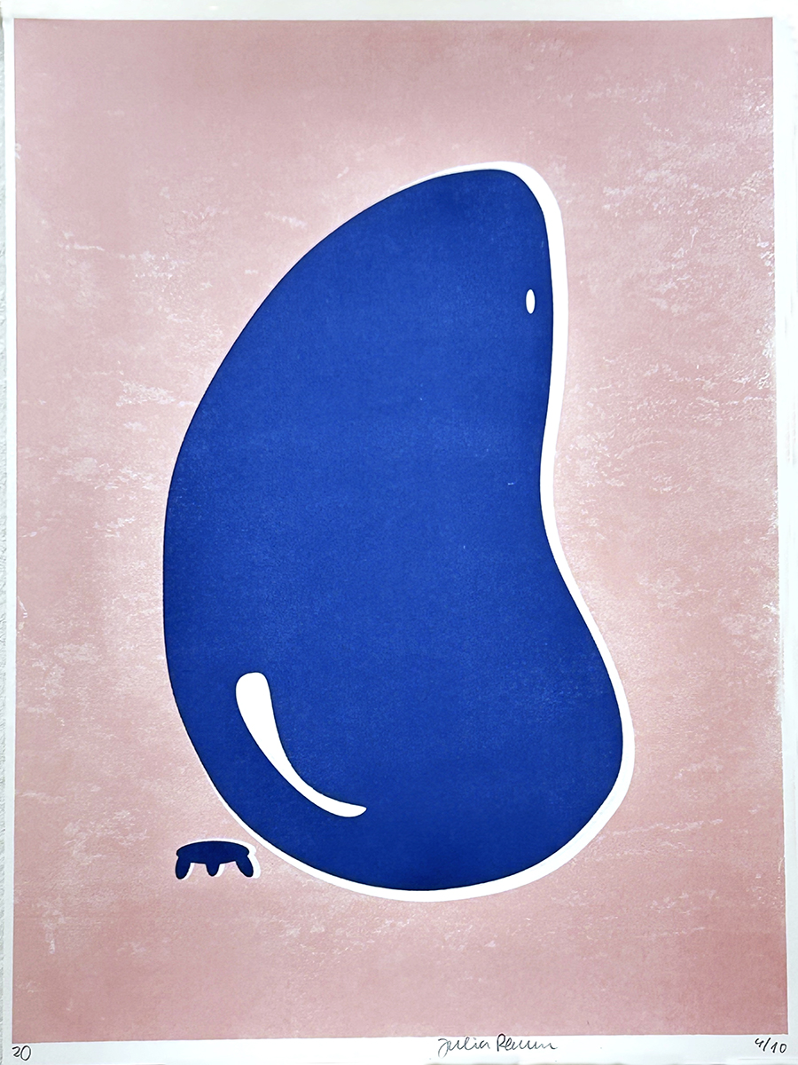 eggplant – screen print poster by nice print editions
