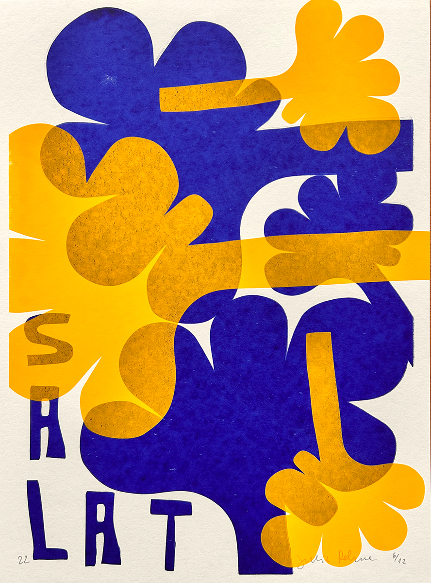 salatsalat – screen print poster by nice print editions