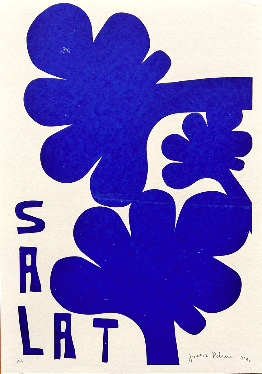 salat – screen print poster by nice print editions