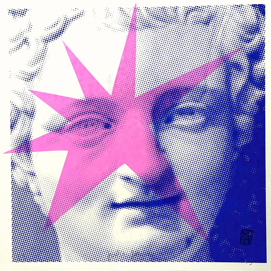 Boy Pink – screen print poster by nice print editions
