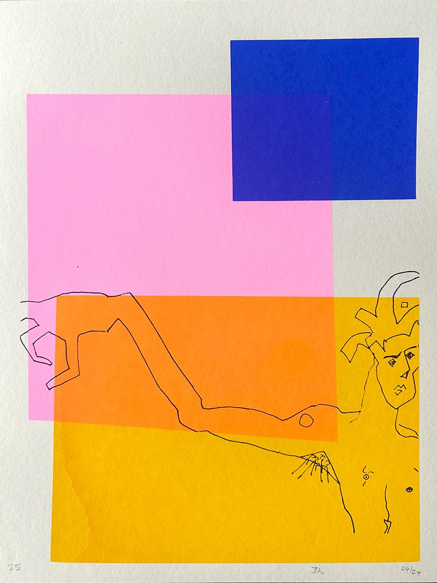 Hand – screen print poster by nice print editions