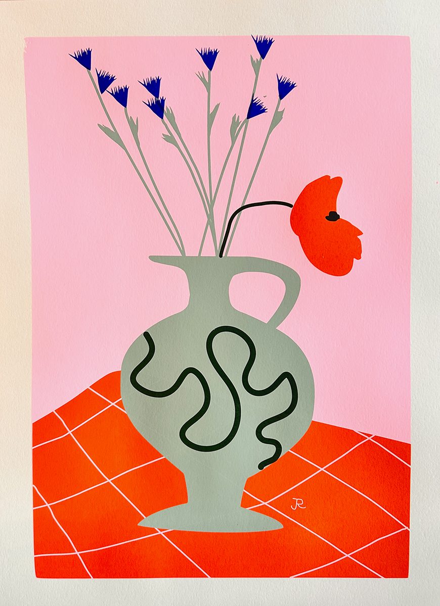 Bouquet Two – screen print poster by nice print editions